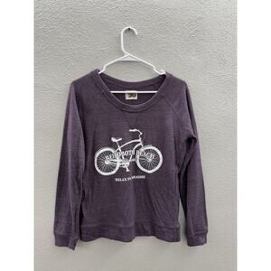 Ninety 90 Womens Pullover Crewneck Size Unknown Purple Rehoboth Beach Delaware